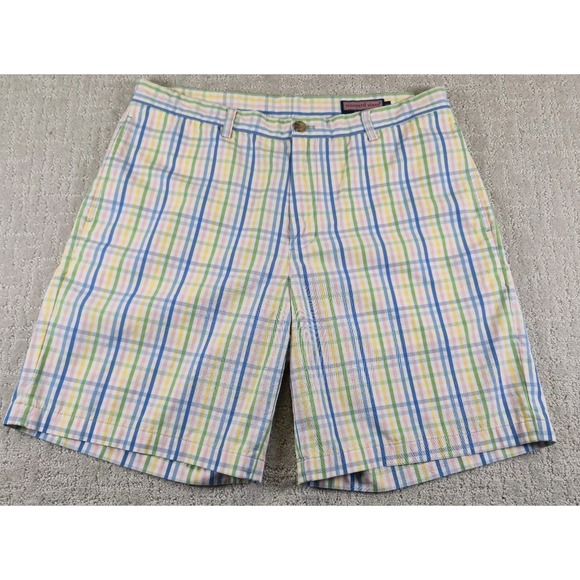 Vineyard Vines by Shep & Ian Flat Front Casual Club Pastel Shorts Men's Size 36 - Picture 1 of 8